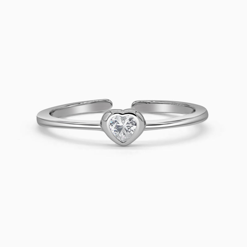 Heart Crystal Ring