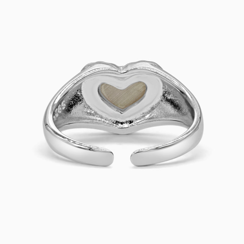 Heart Mother of Peal Ring